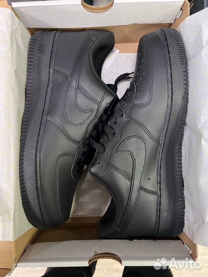 Кроссовки Nike Air Force 1 low black (46-49)