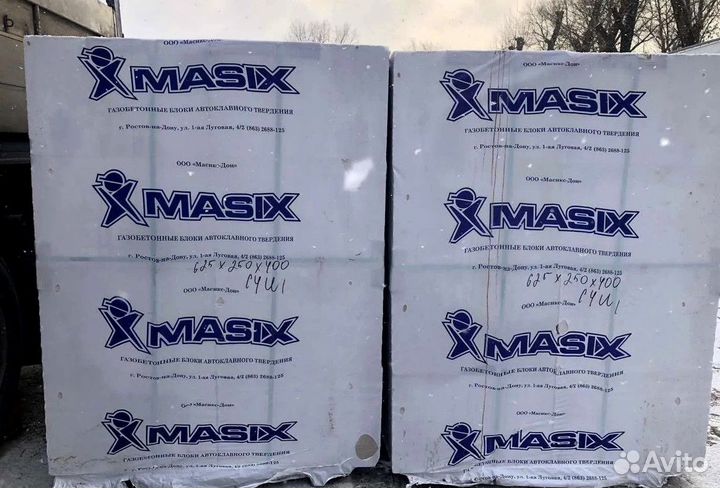 Газоблок Masix D500 150x200x600
