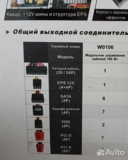 Блок питания Thermaltake Toughpower 700W (W0106)