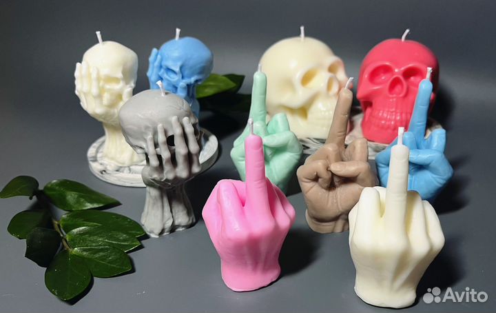 Ароматическая свеча ручной работы