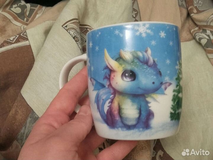 Кружка Дракончики 370мл Новая с этикеткой