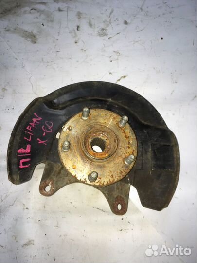 Кулак поворотный ступица в сборе передний левый