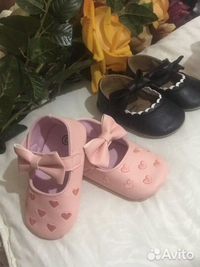 Пинетки для девочки нарядные