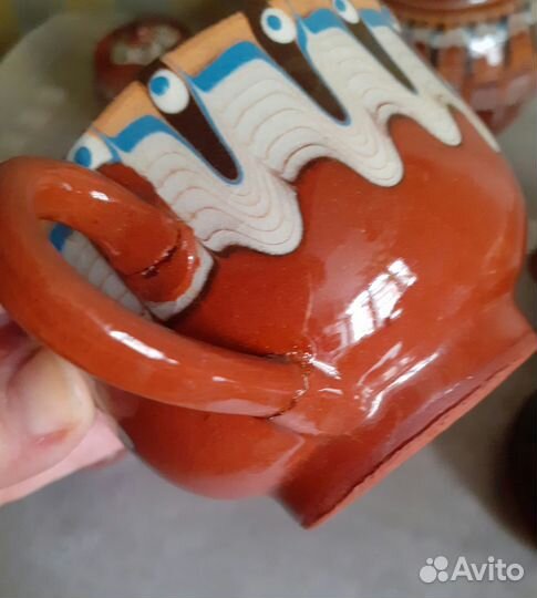 Чайный сервиз. Керамика. Болгария. Остатки