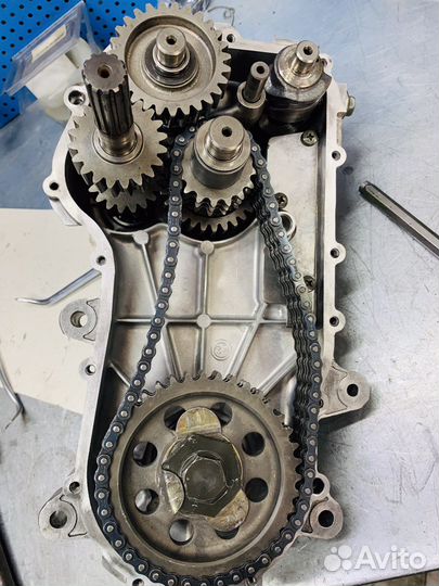 Yamaha Viking 540 коробка передач