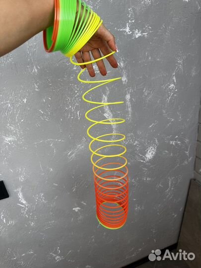 Игрушка детсва пружинка радуга