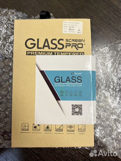 Защитное стекло и чехол на Samsung Galaxy S7