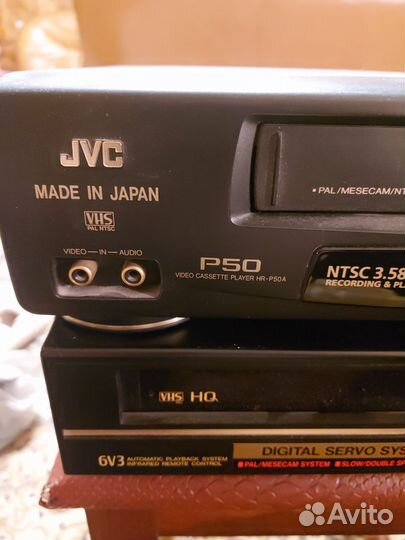 Видеомагнитофоны JVC p50 Sharp 6v3