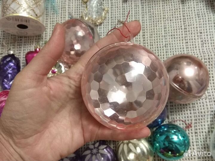 Елочные игрушки ссср, современные, мишура
