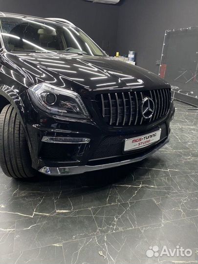 Решетка GT Style+звезда Mercedes GL 166