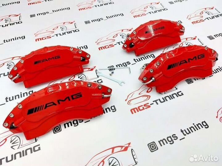 Накладки на суппорта AMG металл G-class W463 2018+