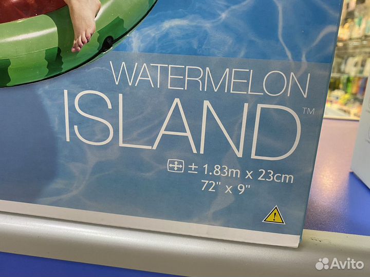 Надувной матрас арбуз