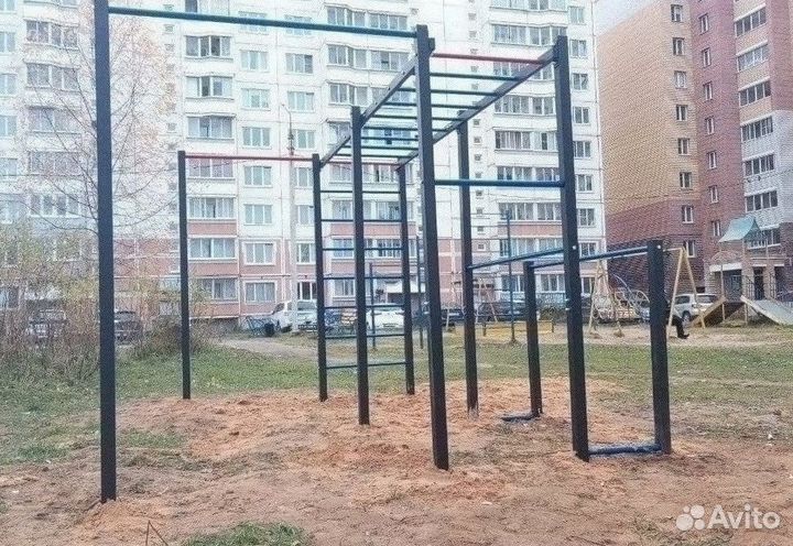 Спортивная площадка воркаут по безналу