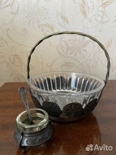 Солонка и сахарница бу