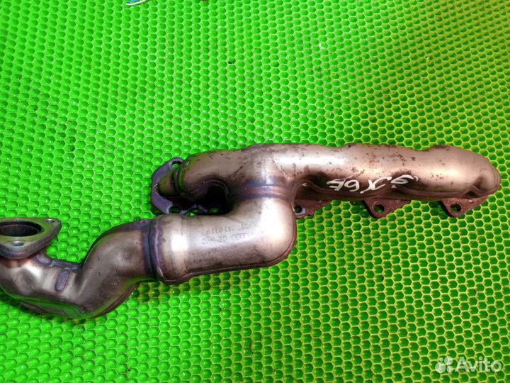 Выпускной коллектор левый Volkswagen Touareg