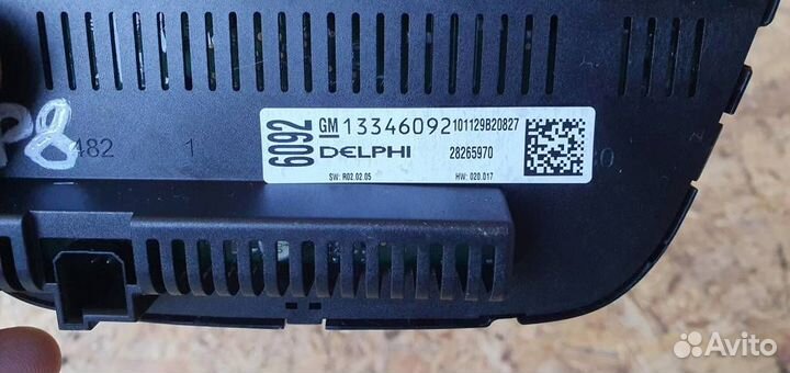 Блок управления кондиционером Opel Meriva B 2010