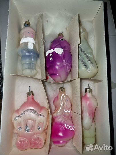 Елочные игрушки СССР