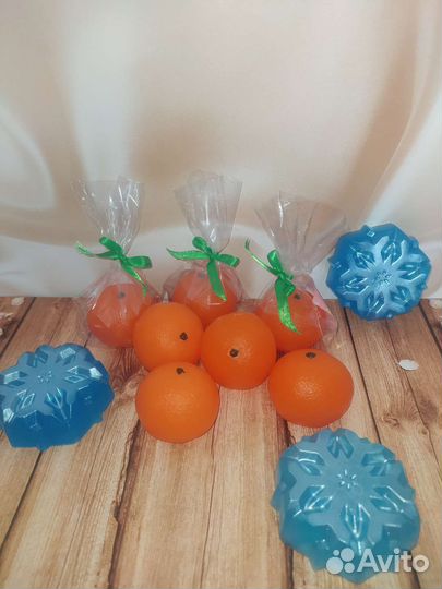 Мыло ручной работы Зайка, Новый год 2023