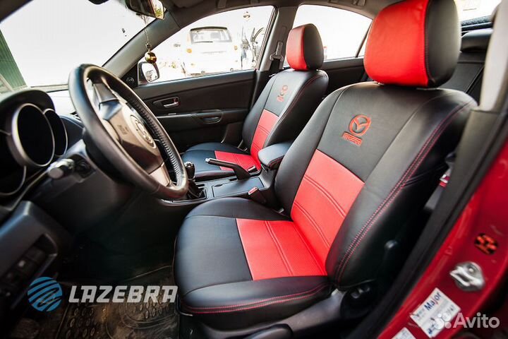 Чехлы из экокожи для Mazda 3