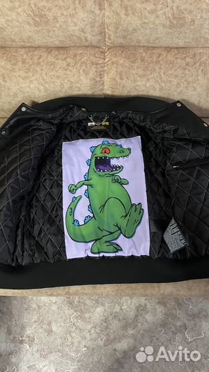 Куртка демисезонная мужская кожаная