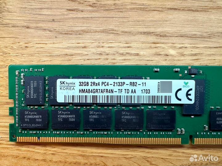 32 gb ddr4 dimm 2133 Hynix HMA84GR7AFR4N