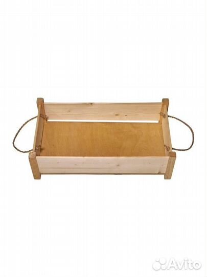 Ящик деревянный прямоугольный для хранения, цветов