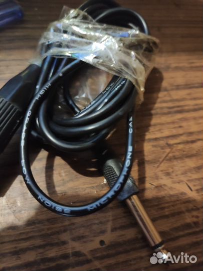 Шнур XLR -джек 3м. моно под караоки микрофон