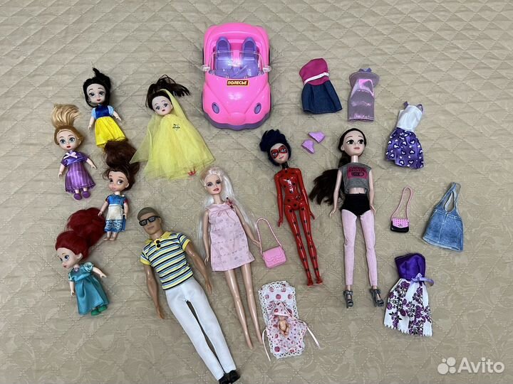 Игрушки пакетом для девочки