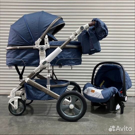Коляска для новорождённых Luxmom