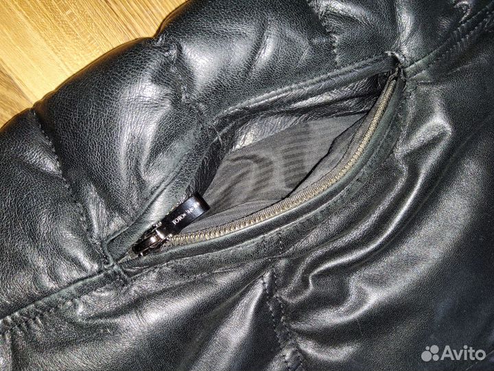 Пуховик куртка мужской toto group кожа 54/56