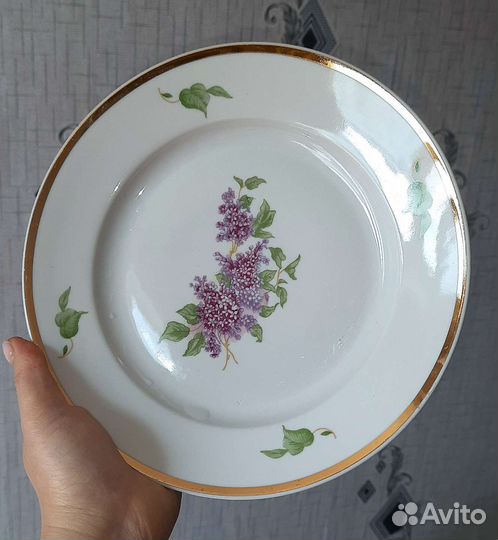 Тарелки Сирень Дулево СССР