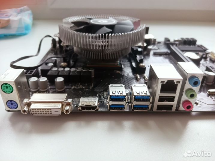 Мат плата gigabyte GA-A320M-H PCI 3.0 + компл-ющие