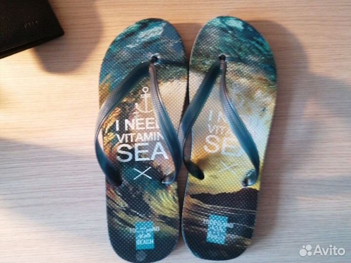 Шлепанцы пляжные 44-46 размер