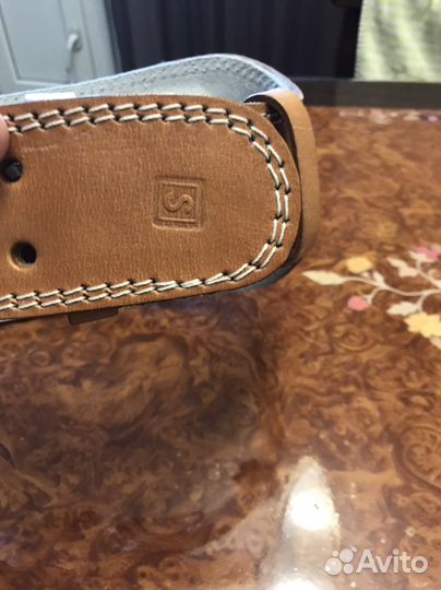 Пояс тяжелоатлетический кожаный torneo s