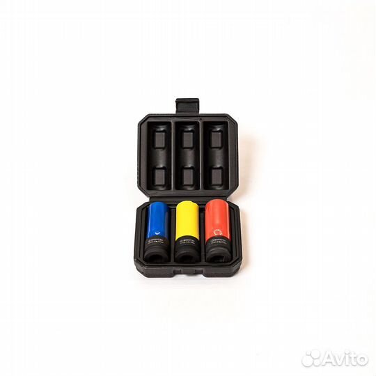 Головки 1/2 колесные с пластиковой защитой Rossvik