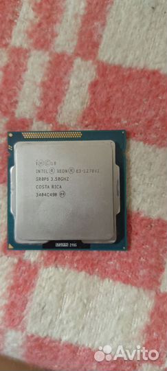 Процессор Xeon E3 1270v2