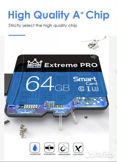 Карта памяти MicroDrive Extreme Pro Micro-SD 64GB