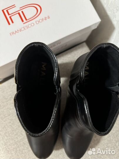 Ботильоны натуральная кожа италия 38