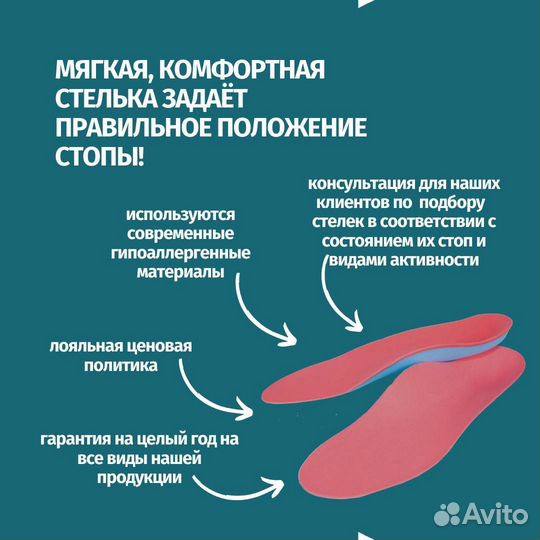 Изготовление Индивидуальных ортопедических стелек