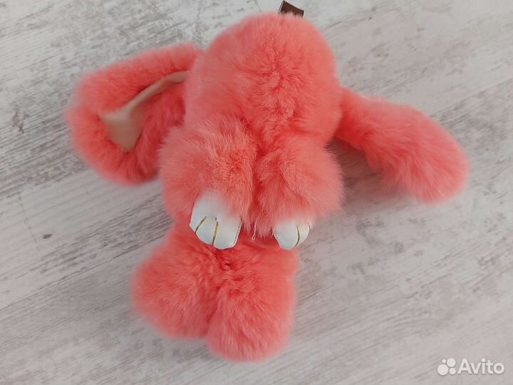 Брелок,игрушка,мягкий заяц