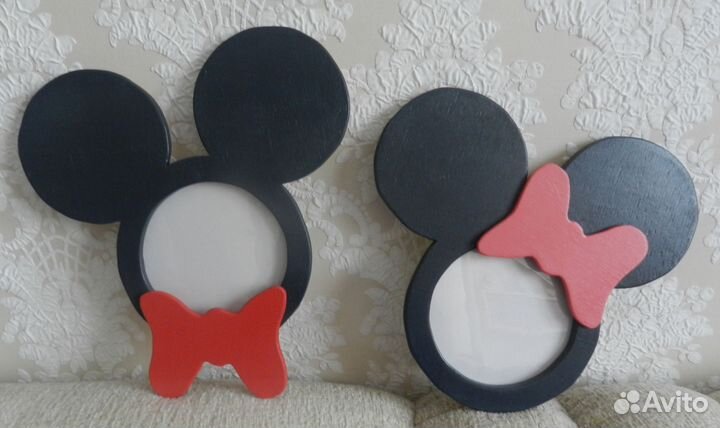 Фоторамка в стиле Микки и Мини