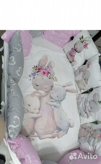 Бортики в детскую кроватку