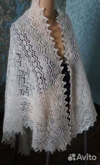 Пуховая косынка