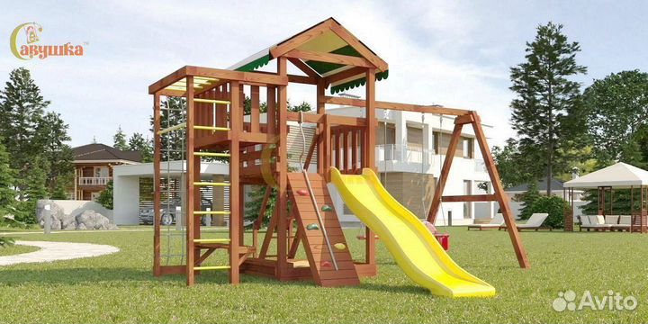 Детский уличный спортивный комплекс для дачи