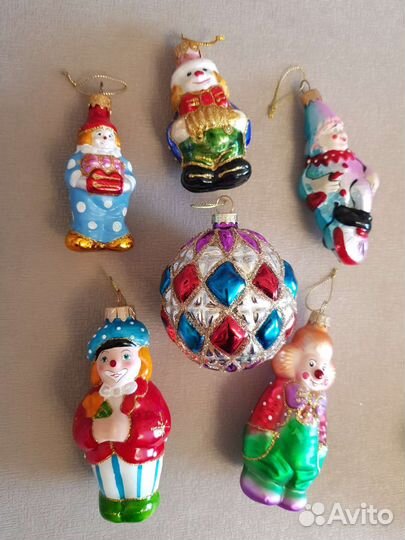 Елочные игрушки стекло