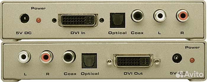 Удлинитель Gefen EXT-DVI-audio-CAT5