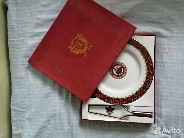 Блюдо для торта фарфор