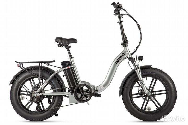 Электровелосипед intro Ralf 750 Серебристый-2703
