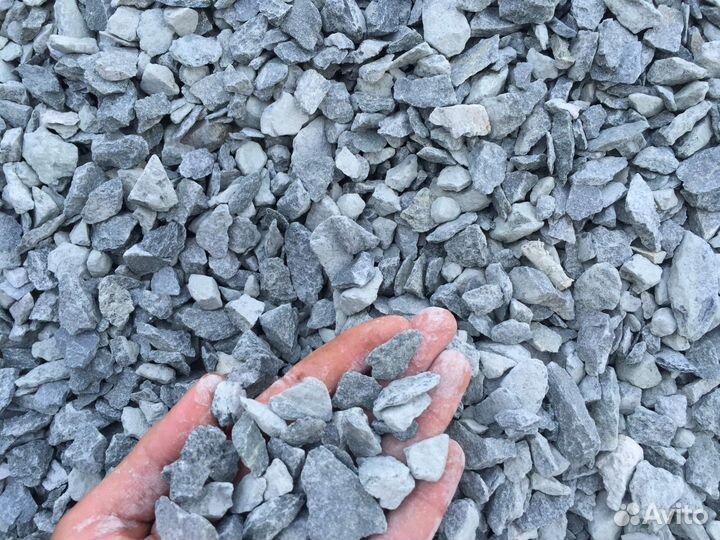 Щебень, песок, земля