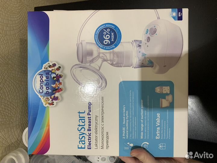 Новый Молокоотсос электрический canpol babies